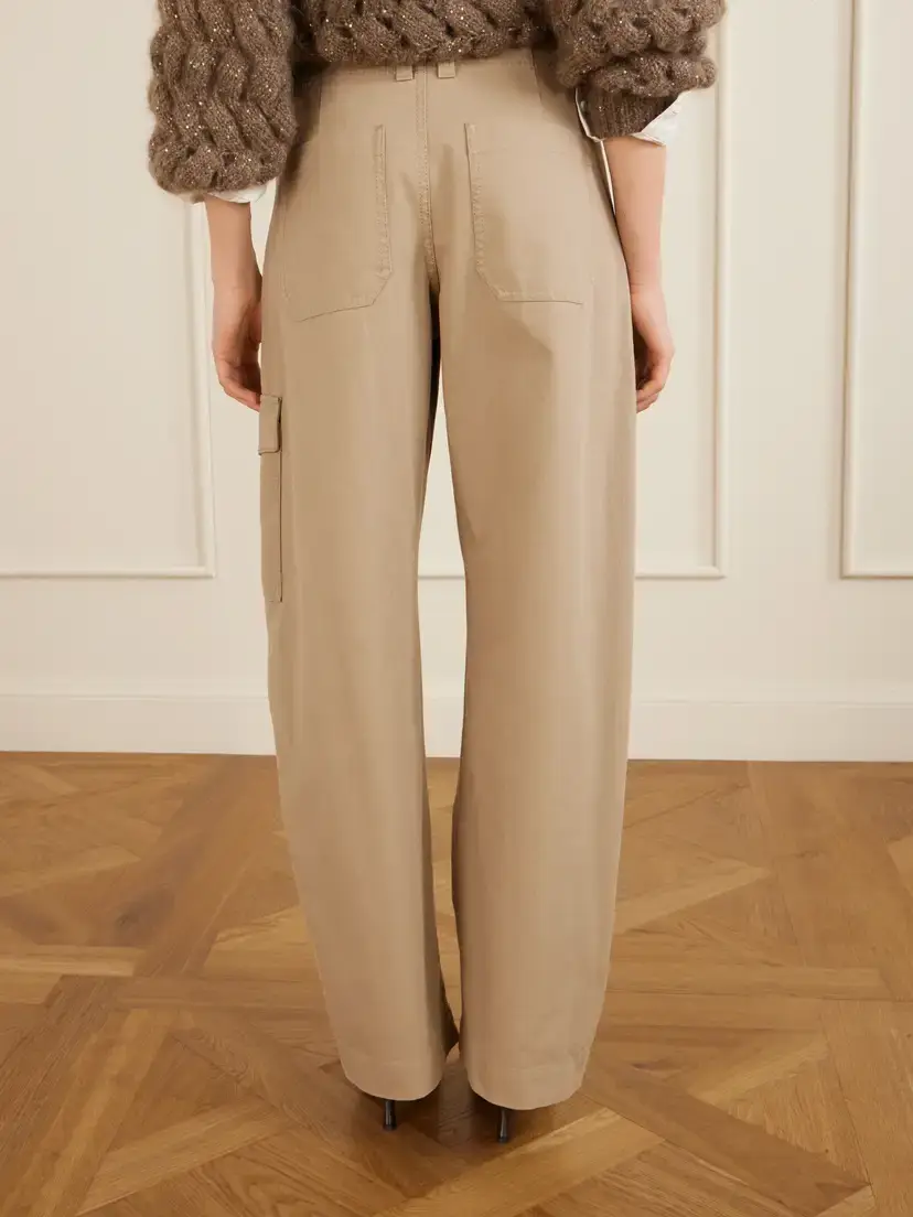 Brunello Cucinelli High-rise Barrel Jeans | Thumbnail 4 Brunello Cucinelli High-rise Barrel Jeans | Thumbnail 4
