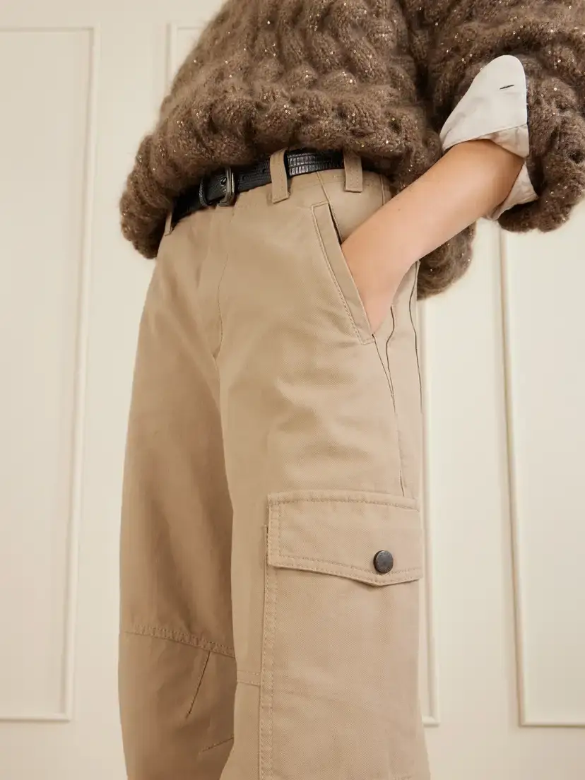 Brunello Cucinelli High-rise Barrel Jeans | Thumbnail 5 Brunello Cucinelli High-rise Barrel Jeans | Thumbnail 5