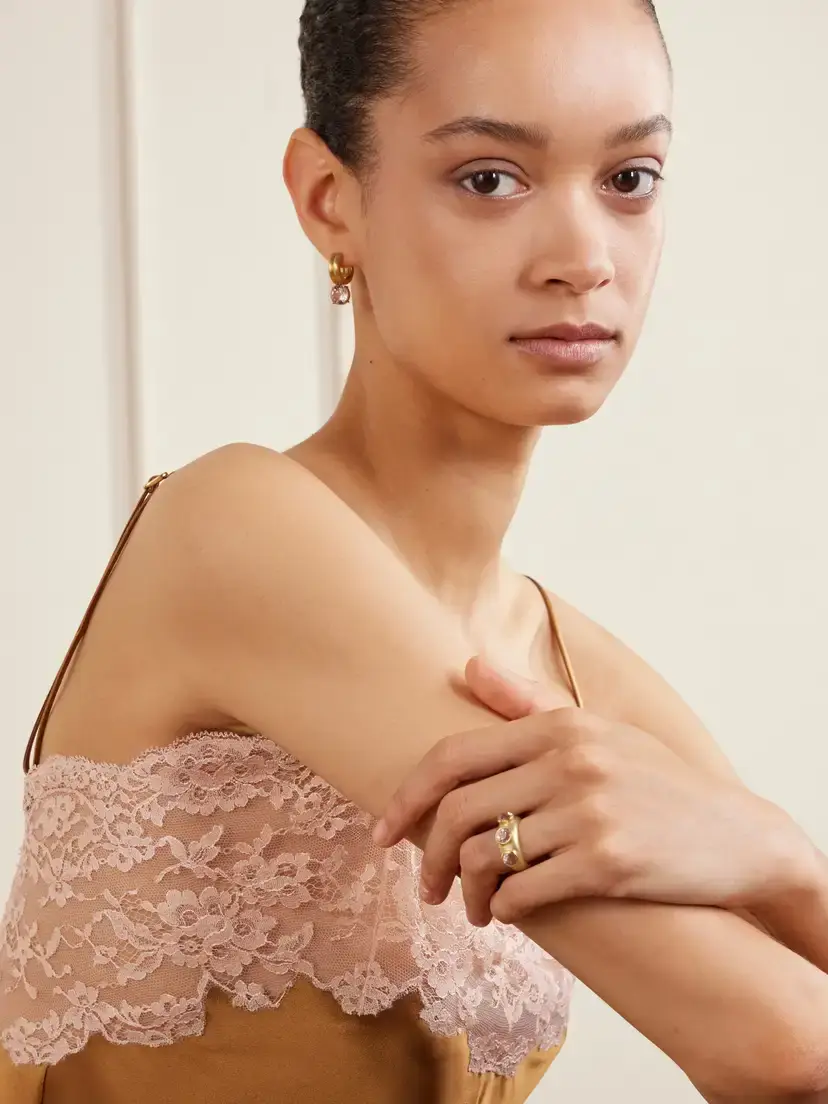 Irene Neuwirth Heroic 18-karat Gold Morganite Earrings | Thumbnail 4 Irene Neuwirth Heroic 18-karat Gold Morganite Earrings | Thumbnail 4