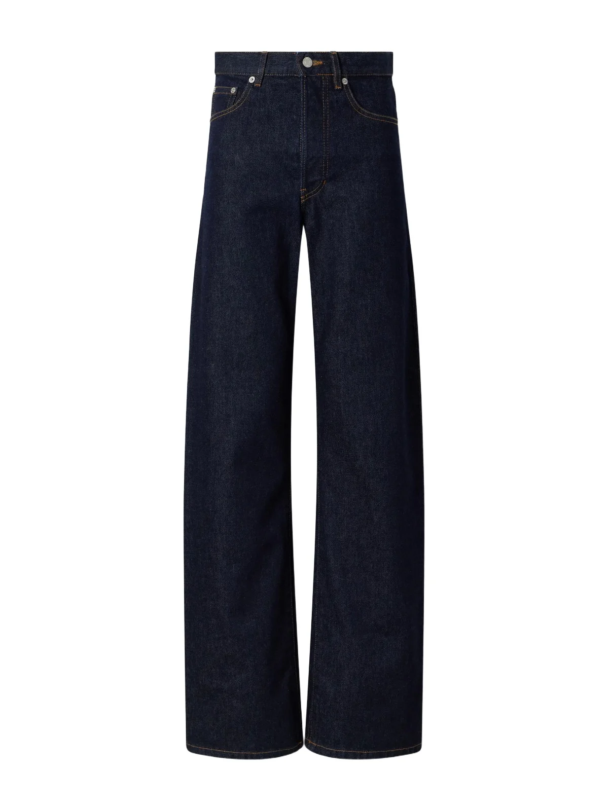 High-wasted Wide-leg Jeans