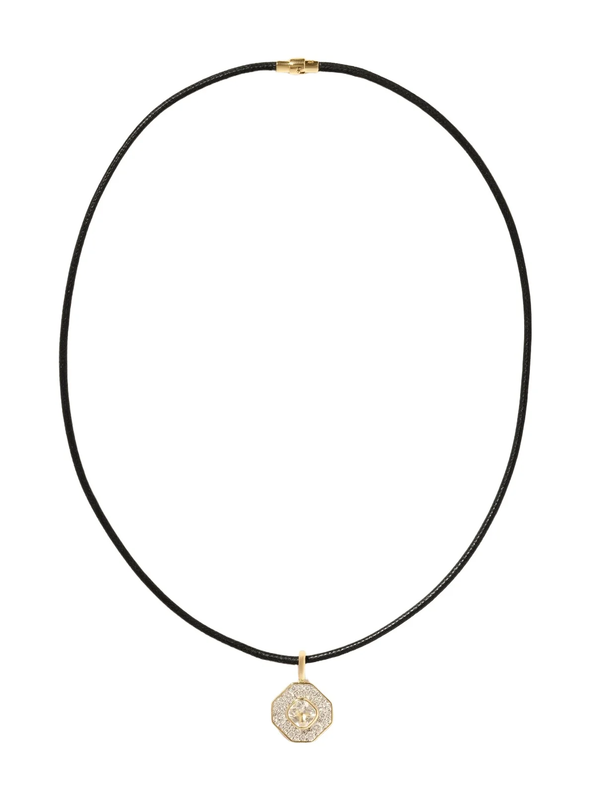 The Essential 14-karat Recycled Gold, White Topaz And Diamonds Pendant The Essential 14-karat Recycled Gold, White Topaz And Diamonds Pendant