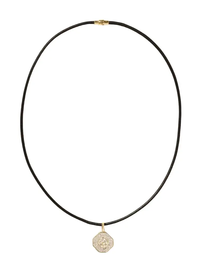 By Pariah The Essential 14-karat Recycled Gold, White Topaz And Diamonds Pendant | Image 1 By Pariah The Essential 14-karat Recycled Gold, White Topaz And Diamonds Pendant | Image 1