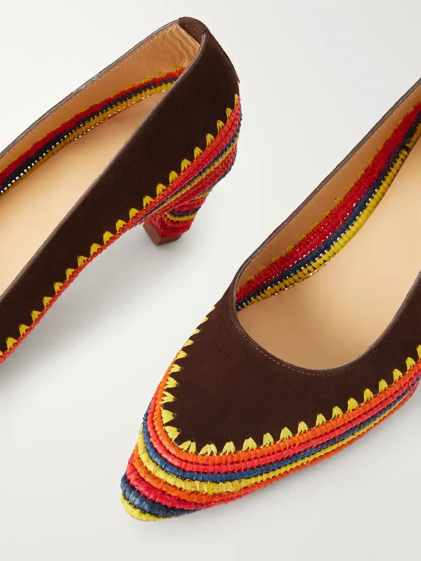 Gabriela Hearst Peggy 50 Crocheted Suede Pumps | Thumbnail 5 Gabriela Hearst Peggy 50 Crocheted Suede Pumps | Thumbnail 5