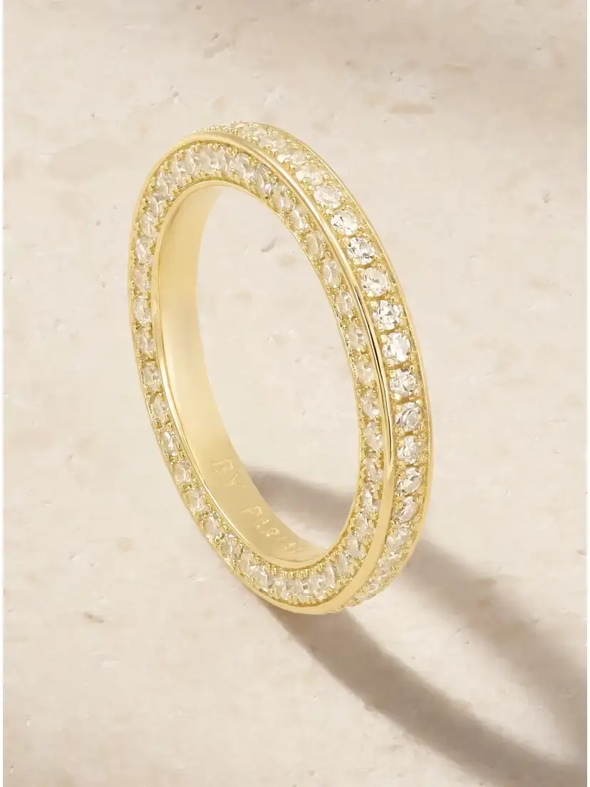 By Pariah Triple 14-karat Recycled Gold Diamond Ring | Image 1 By Pariah Triple 14-karat Recycled Gold Diamond Ring | Image 1