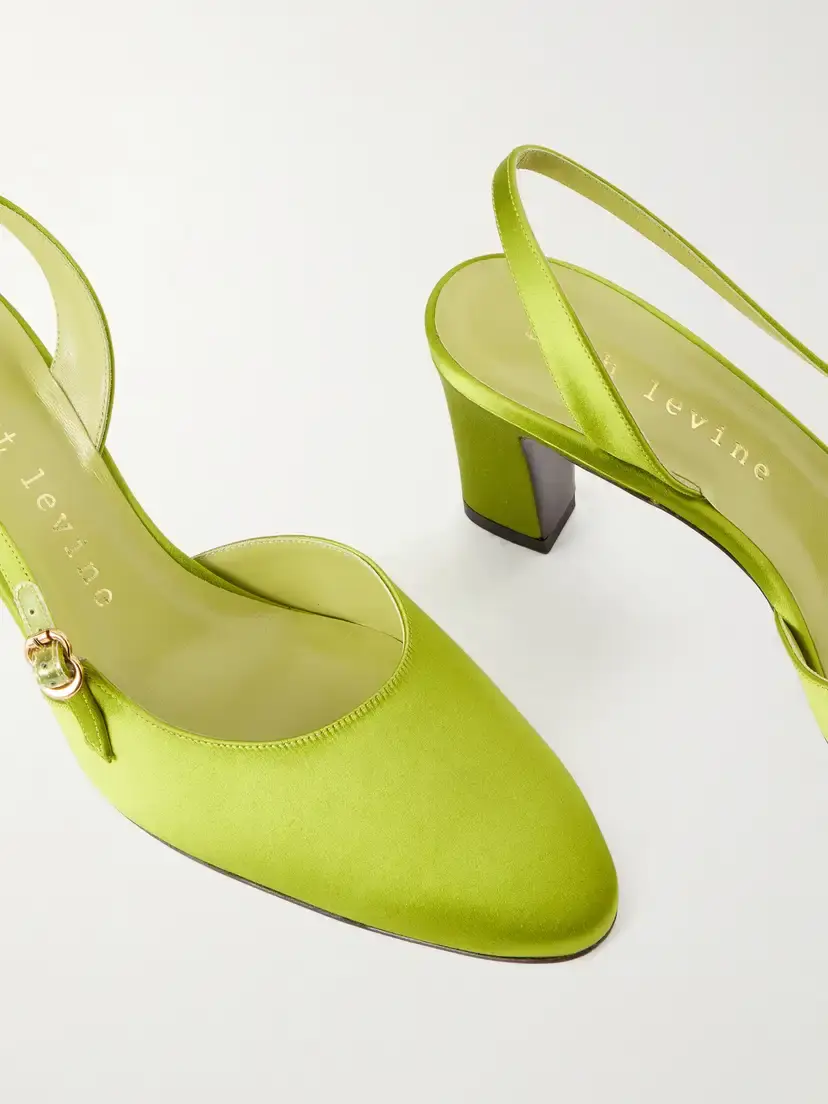 Herbert Levine Ask Around 65 Satin Slingback Pumps | Thumbnail 5 Herbert Levine Ask Around 65 Satin Slingback Pumps | Thumbnail 5