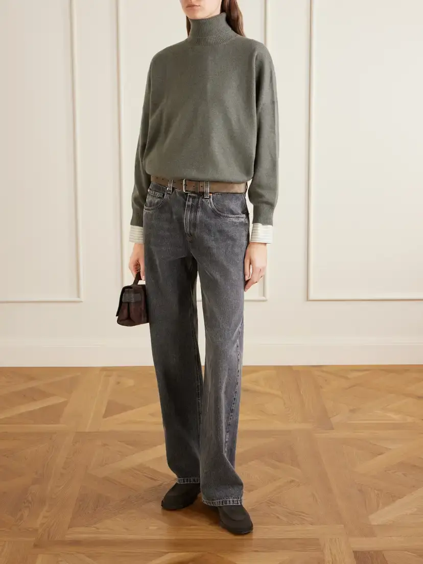 Brunello Cucinelli Cashmere Turtleneck Sweater | Thumbnail 2 Brunello Cucinelli Cashmere Turtleneck Sweater | Thumbnail 2