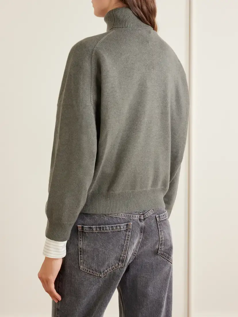 Brunello Cucinelli Cashmere Turtleneck Sweater | Thumbnail 4 Brunello Cucinelli Cashmere Turtleneck Sweater | Thumbnail 4