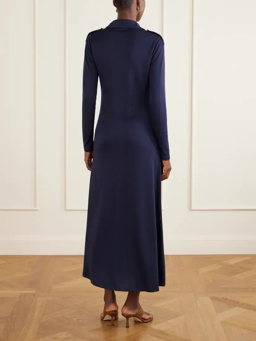 Polo Ralph Lauren Stretch-jersey Midi Dress | Thumbnail 3 Polo Ralph Lauren Stretch-jersey Midi Dress | Thumbnail 3