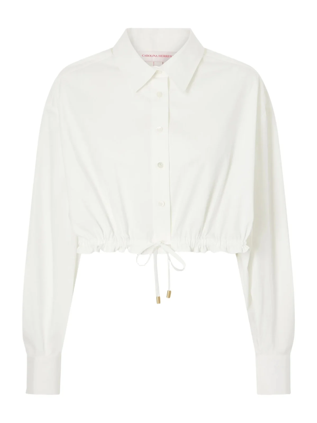 Cropped Cotton-blend Blouse Cropped Cotton-blend Blouse