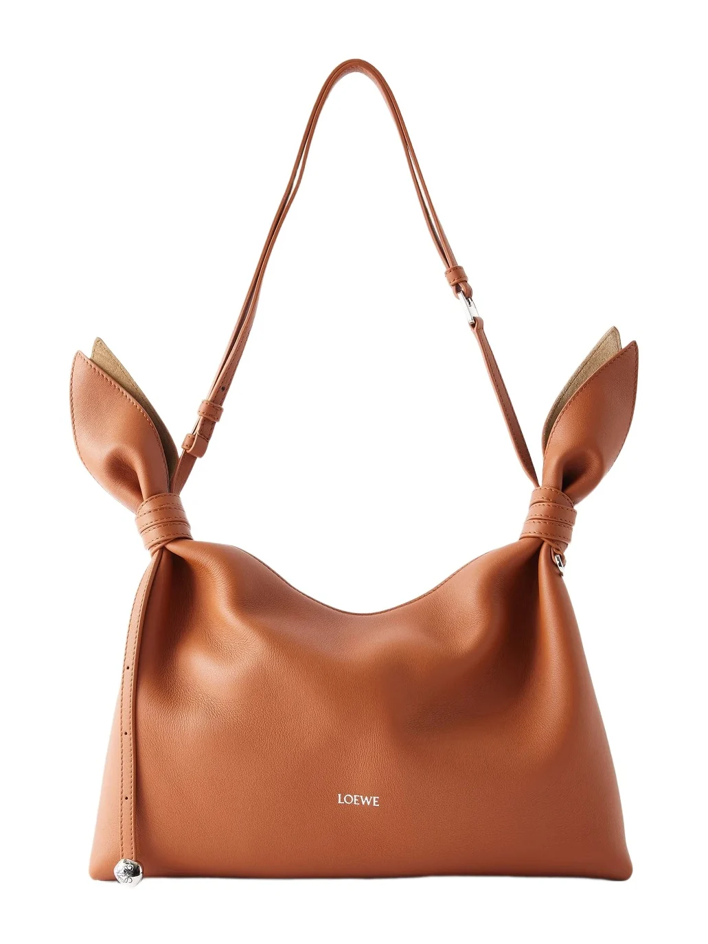 Loewe Scarf Medium Knot-detailed Leather Shoulder Bag