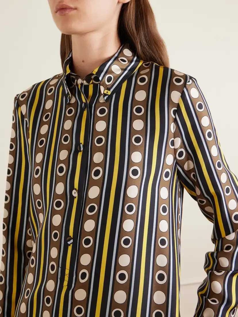 La DoubleJ Chemise Printed Silk-twill Maxi Dress | Thumbnail 4 La DoubleJ Chemise Printed Silk-twill Maxi Dress | Thumbnail 4