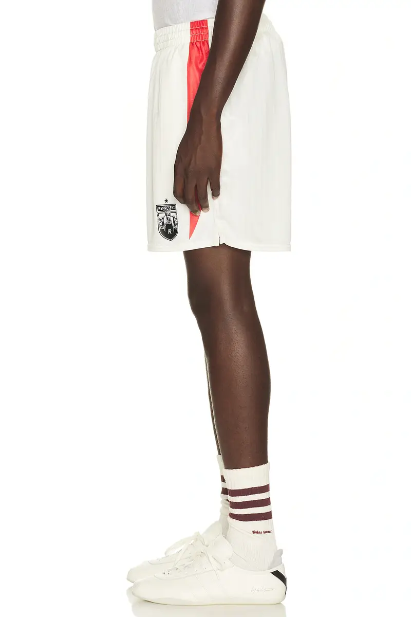 Represent Printed Spike Football Shorts | Thumbnail 3