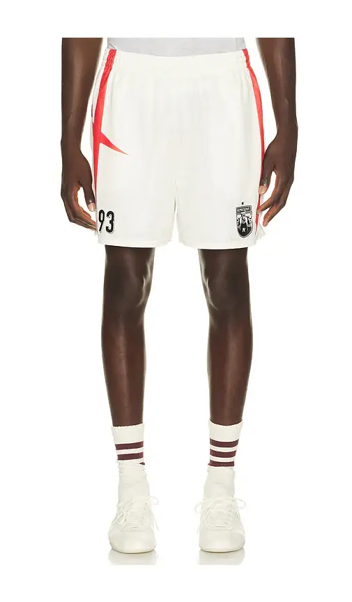 Represent Printed Spike Football Shorts | Thumbnail 7