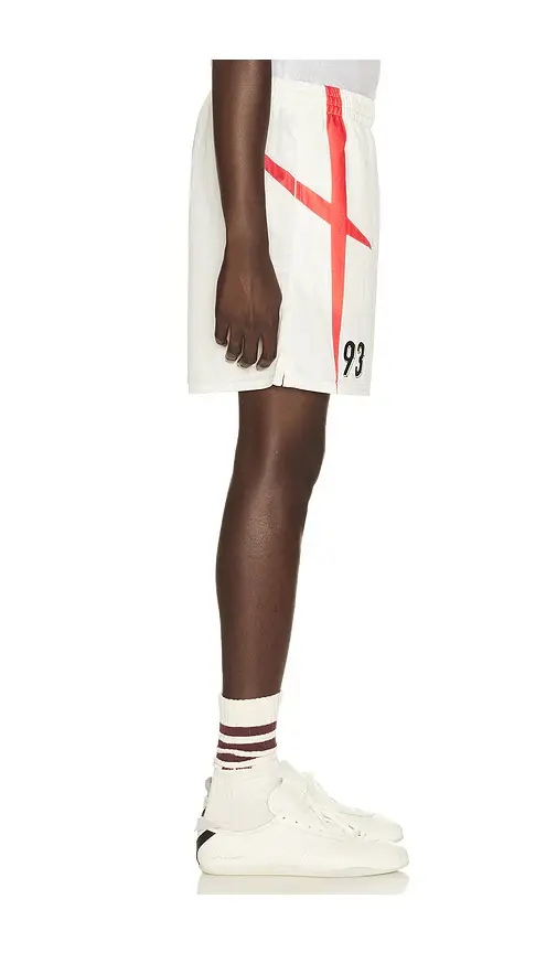 Represent Printed Spike Football Shorts | Thumbnail 8