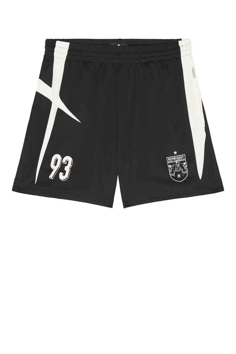 Represent Star Football Panelled Shorts | Thumbnail 6 Represent Star Football Panelled Shorts | Thumbnail 6