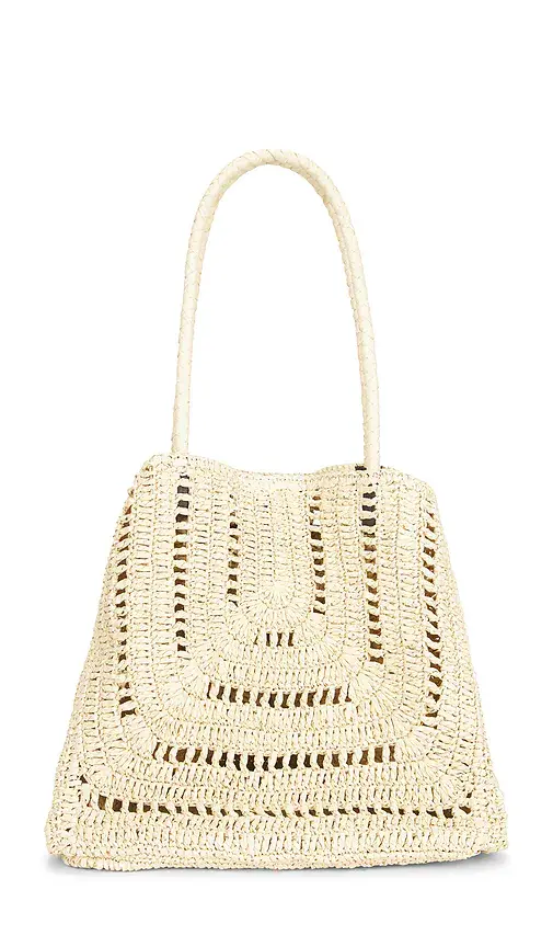 Madewell Large Eyelet Raffia Tote | Image 1 Madewell Large Eyelet Raffia Tote | Image 1