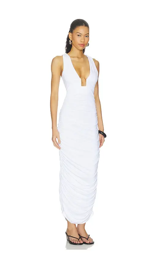 susana monaco Square Wire Gathered Tank Dress | Thumbnail 2 susana monaco Square Wire Gathered Tank Dress | Thumbnail 2