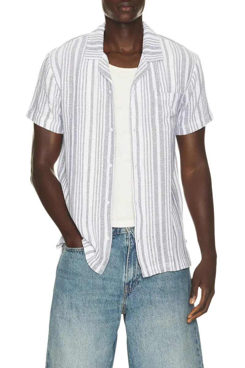 Basket Weave Camp Shirt Basket Weave Camp Shirt