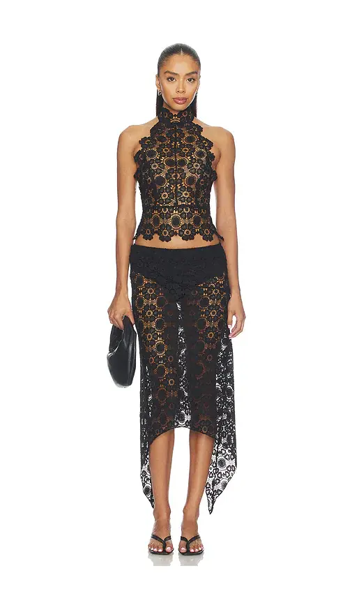 LIONESS Trophy Midi Skirt | Thumbnail 5 LIONESS Trophy Midi Skirt | Thumbnail 5