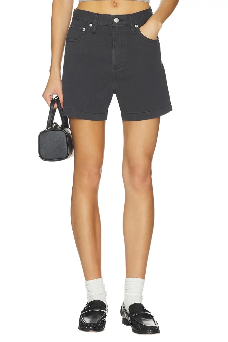Kimora High Rise A-Line Linen Shorts