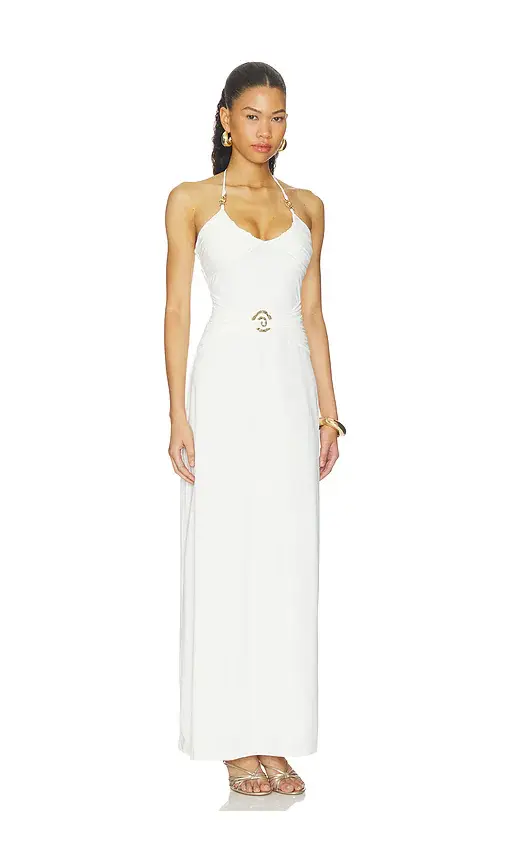 Runaway The Label Nina Ruched Halter Maxi Dress | Thumbnail 2 Runaway The Label Nina Ruched Halter Maxi Dress | Thumbnail 2