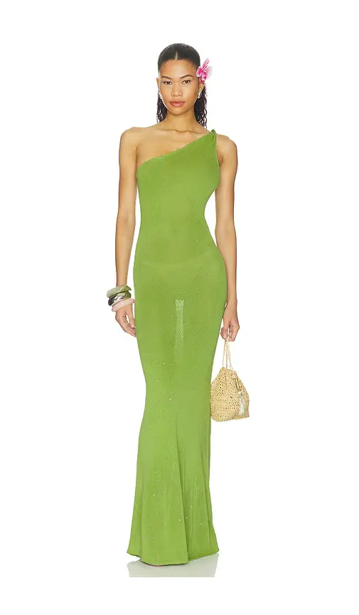 Runaway The Label Diana Asymmetric Neck Maxi Dress | Image 1 Runaway The Label Diana Asymmetric Neck Maxi Dress | Image 1