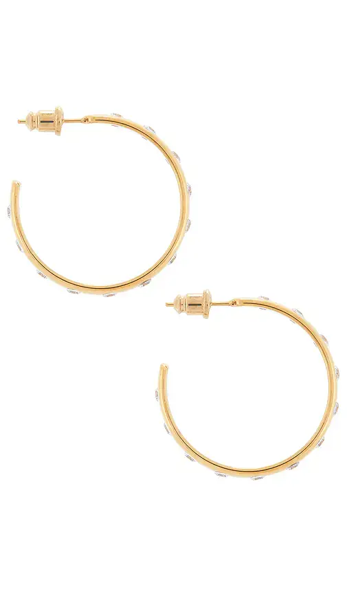 Casa Clara Nora Mae Hoop Earrings | Thumbnail 2