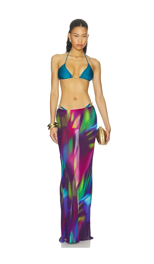 Runaway The Label Cyrus Low Waist Sheer Maxi Skirt | Thumbnail 5