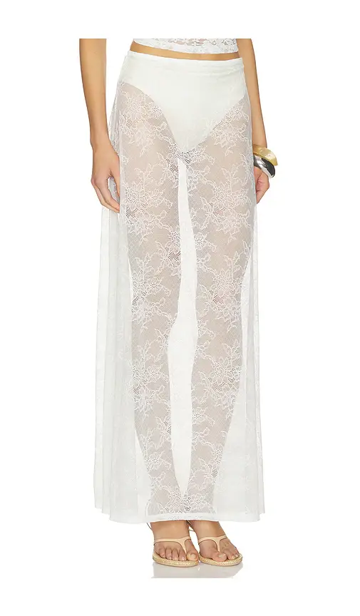 Runaway The Label Jenna Low Waist Lace Maxi Skirt | Thumbnail 2 Runaway The Label Jenna Low Waist Lace Maxi Skirt | Thumbnail 2