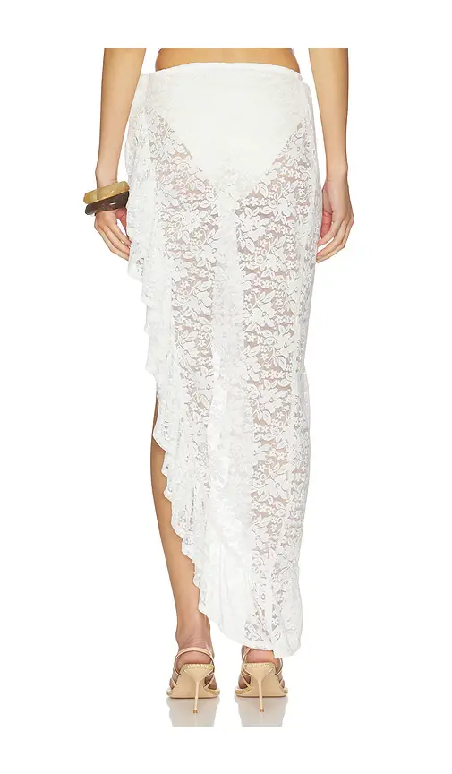 Runaway The Label Briana Wrap Wavy Hem Maxi Skirt | Thumbnail 4 Runaway The Label Briana Wrap Wavy Hem Maxi Skirt | Thumbnail 4