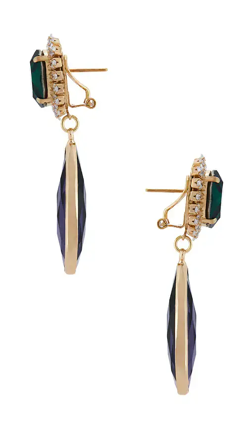 Anton Heunis Stud With Clip Oval & Tear Pendant | Thumbnail 2 Anton Heunis Stud With Clip Oval & Tear Pendant | Thumbnail 2