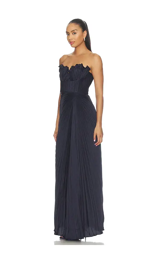 Amur Kaylani Pleated Gown | Thumbnail 3