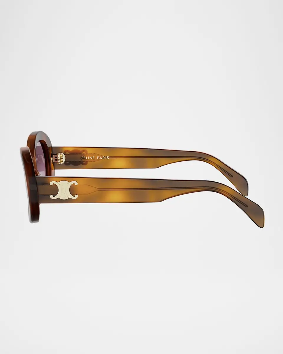 Celine Triomphe 52mm Oval Sunglasses | Thumbnail 3 Celine Triomphe 52mm Oval Sunglasses | Thumbnail 3