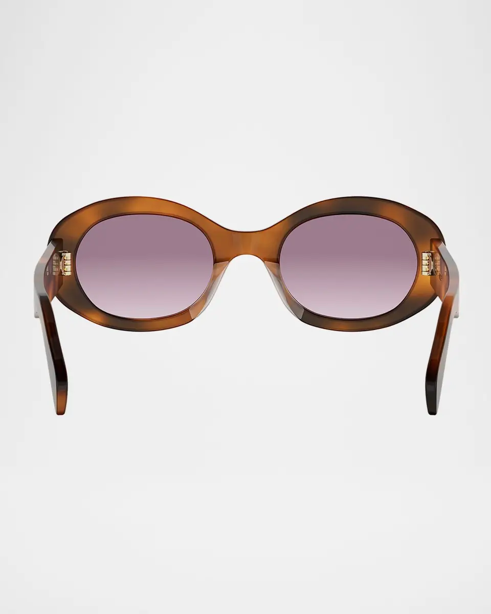Celine Triomphe 52mm Oval Sunglasses | Thumbnail 5 Celine Triomphe 52mm Oval Sunglasses | Thumbnail 5