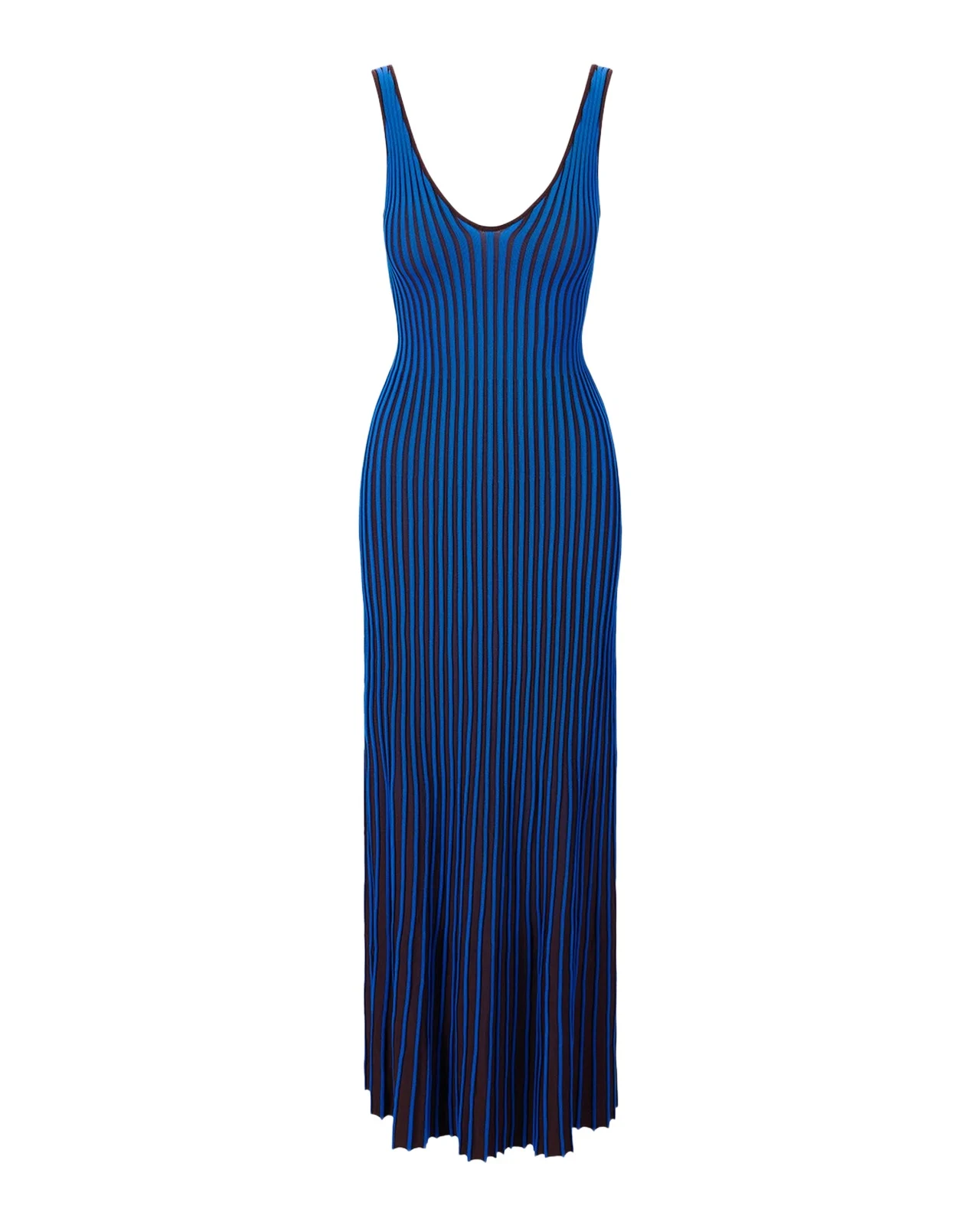 Claretta Rib-Knit Maxi Dress