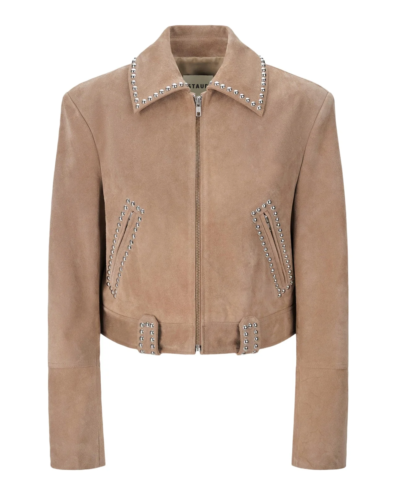 Hugo Studded Suede Jacket Hugo Studded Suede Jacket
