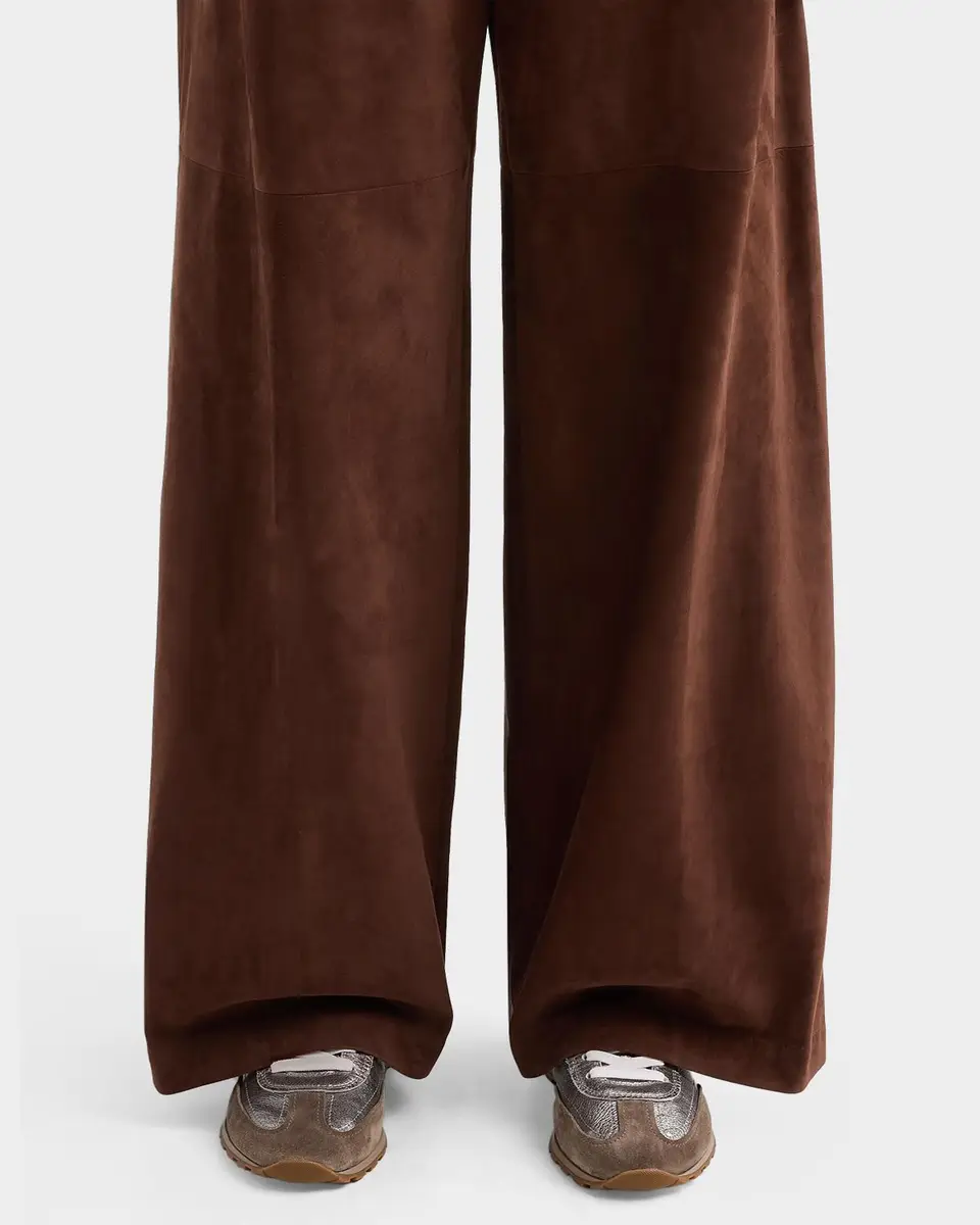 Brunello Cucinelli Cinched Leather Penny Loafers | Thumbnail 3