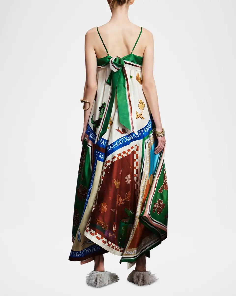 ALÉMAIS Tangible Love Silk Midi Dress | Thumbnail 3 ALÉMAIS Tangible Love Silk Midi Dress | Thumbnail 3