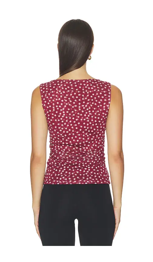 Madewell Cinched Double Layered Mesh Top | Thumbnail 3
