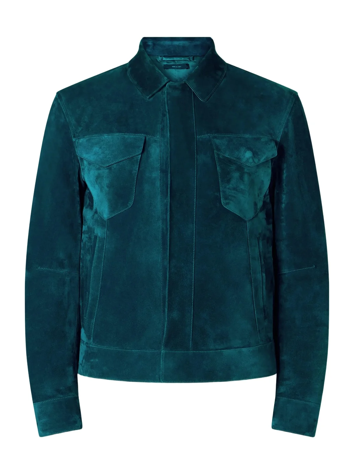 Slim-Fit Suede Jacket - Men Slim-Fit Suede Jacket - Men