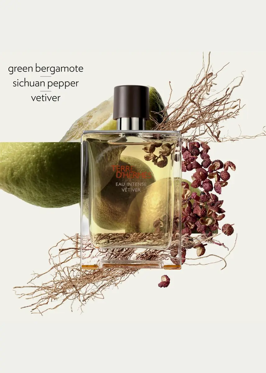 HERMÈS Terre d'Hermes Eau Intense Vetiver Eau de Parfum | Thumbnail 4 HERMÈS Terre d'Hermes Eau Intense Vetiver Eau de Parfum | Thumbnail 4