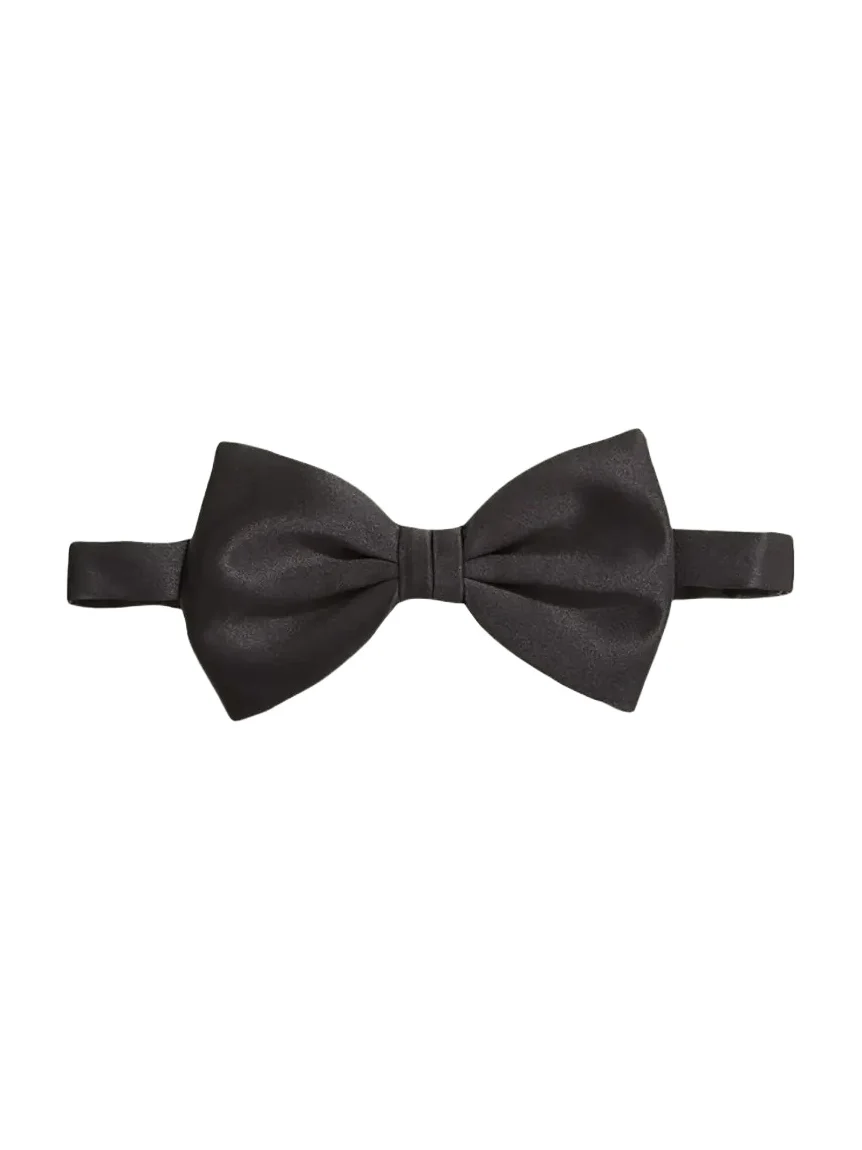 8cm Satin Pre-Tied Bow Tie