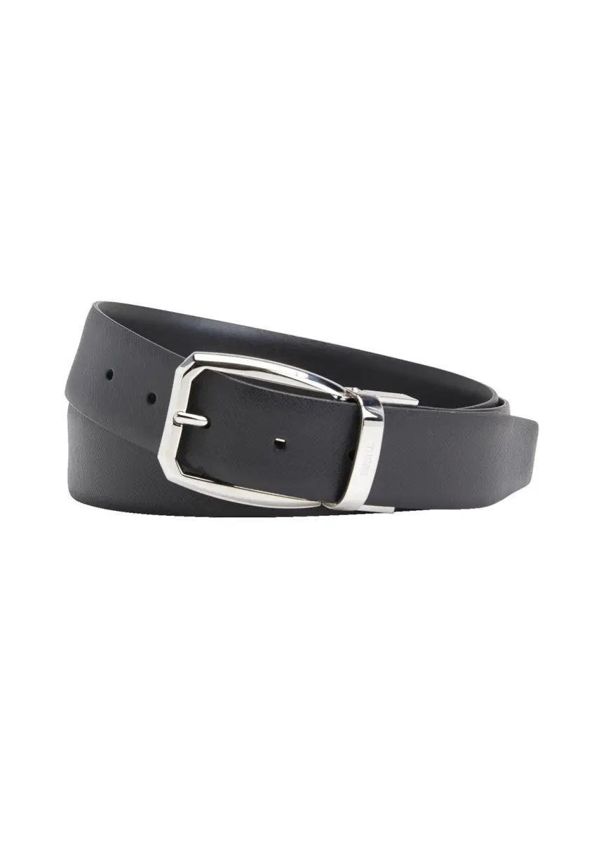 Zegna Men's Gioiello Adjustable Reversible Leather Belt | Thumbnail 3