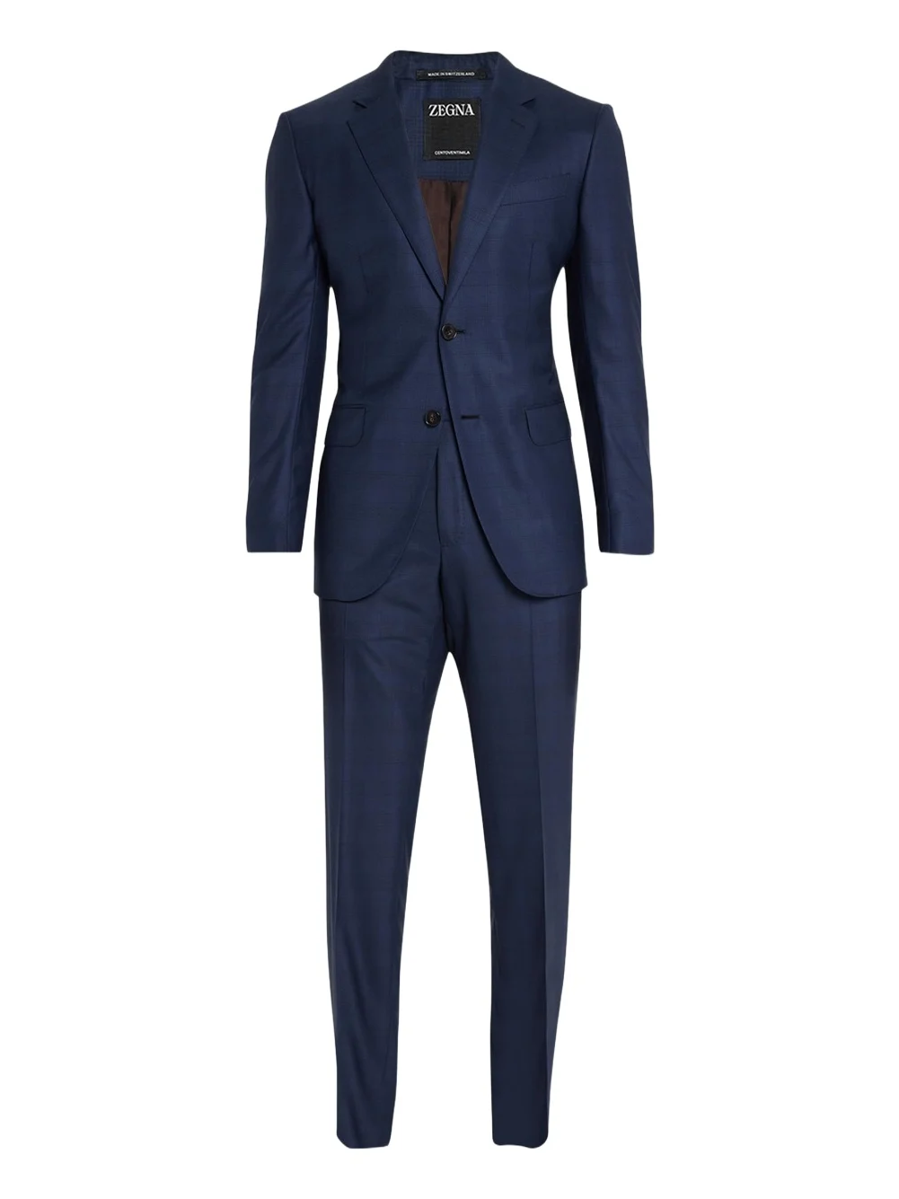 Zegna Men's Centoventimila Tonal Plaid Wool Suit