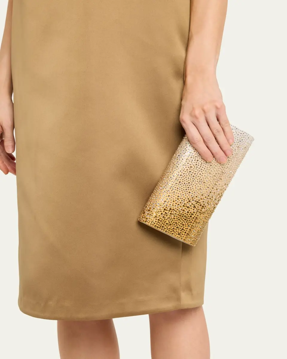 Judith Leiber Couture Perry Ombre Crystal Flap Clutch Bag | Thumbnail 4