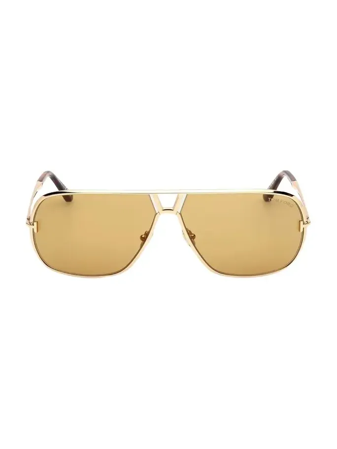 Tom Ford Stavros Aviator Metal Sunglasses