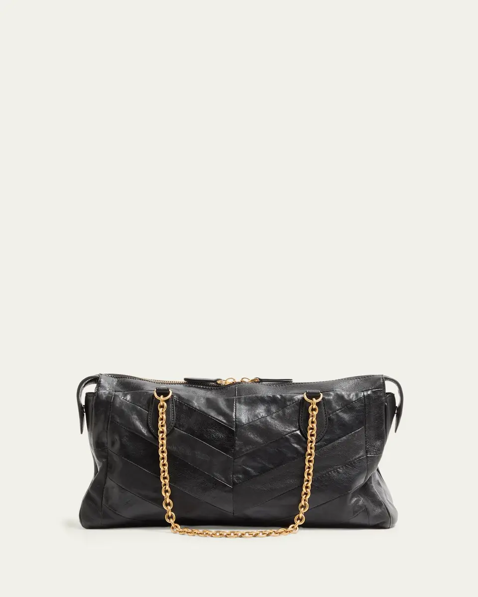 Valentino Garavani Panthea Medium Patchwork Chevron Shoulder Bag | Thumbnail 3 Valentino Garavani Panthea Medium Patchwork Chevron Shoulder Bag | Thumbnail 3