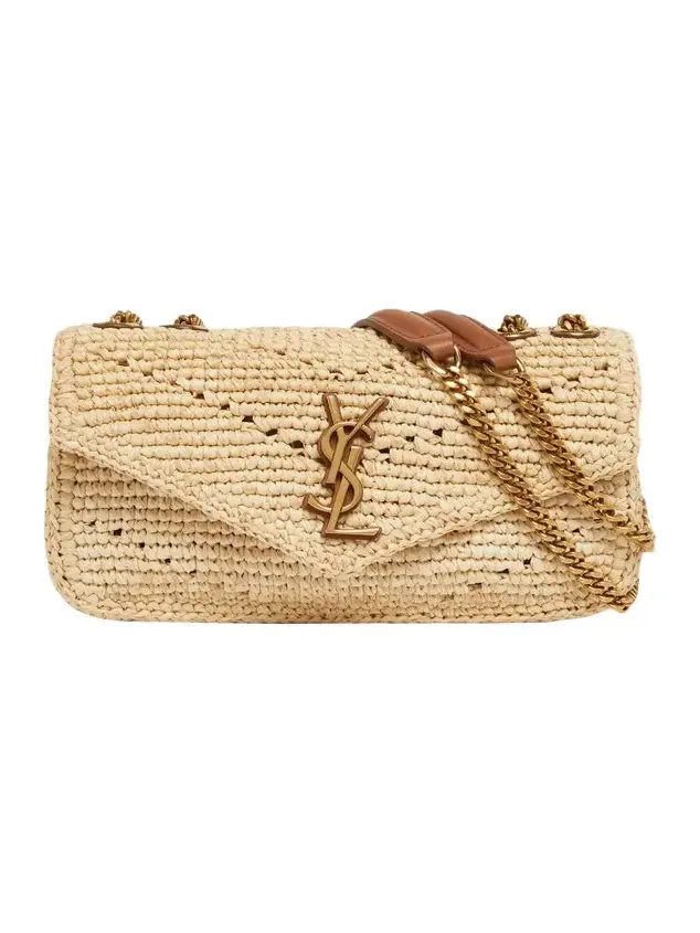 Mini Loulou Shoulder Bag in Raffia Mini Loulou Shoulder Bag in Raffia