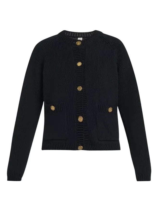 Hammered Button Knit Cardigan Hammered Button Knit Cardigan