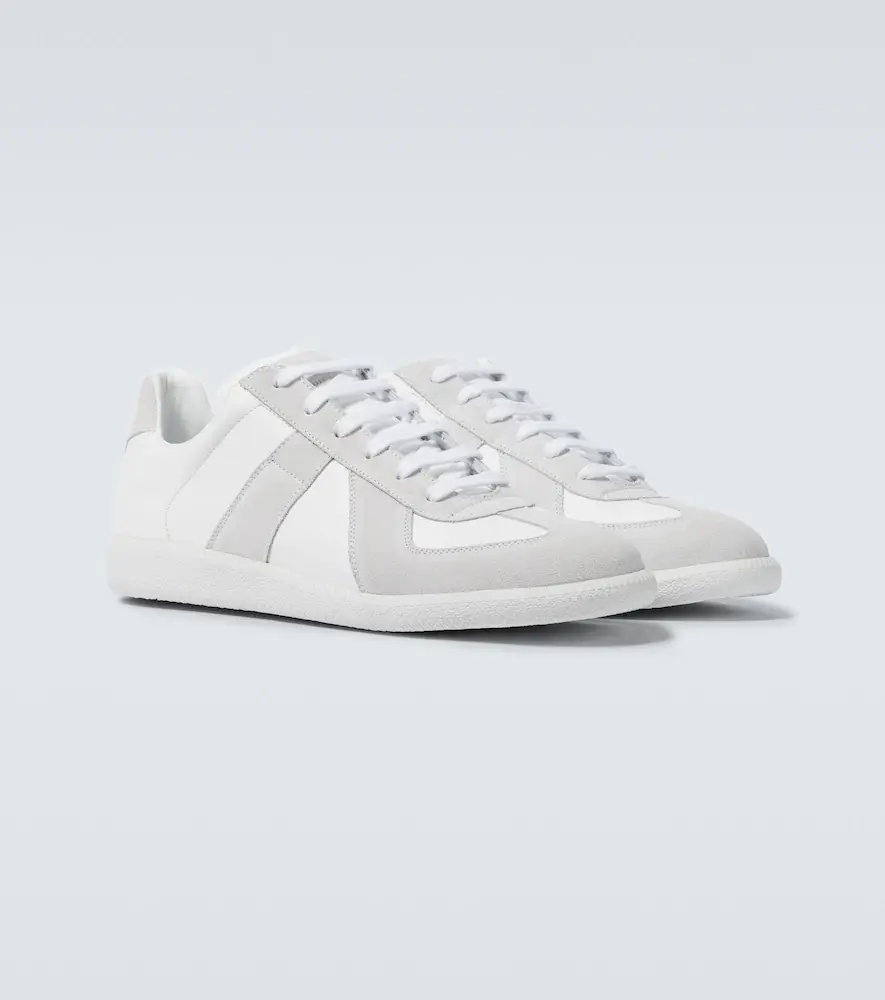 Maison Margiela Replica leather and suede sneakers | Thumbnail 2 Maison Margiela Replica leather and suede sneakers | Thumbnail 2